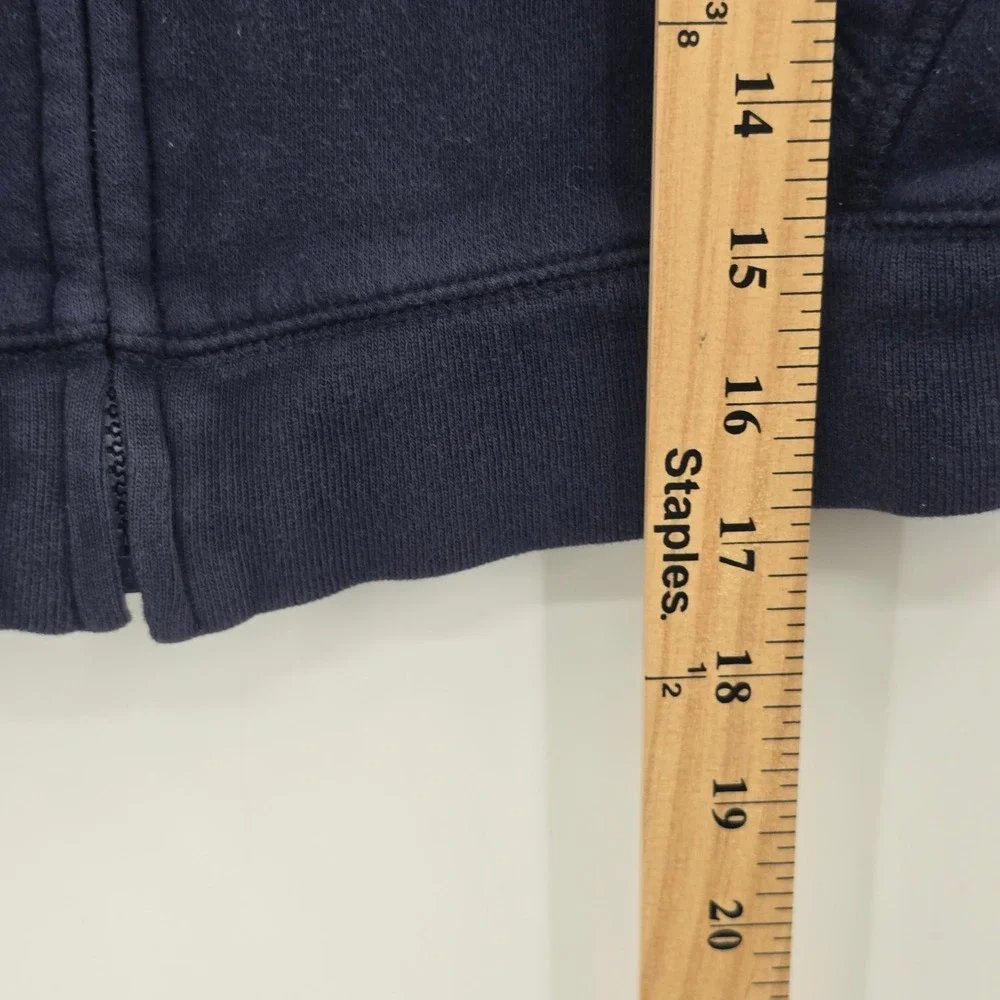 Gap Hoodie Kids Small Navy Blue American Flag Logo Zip Up Sweatshirt